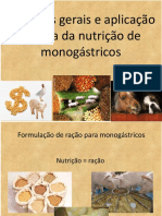 Formulação de Rações para Monogástricos