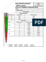 Technical Services Group NTDCL, Lahore: Test Protocol of Thermal Overload Relay