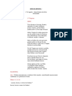 OFÍCIO DIVINO. 17 de Agosto - Santa Beatriz Da Silva Solenidade. 1 Vésperas