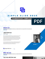 Simple Slide Deck: Powerpoint Template