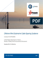 Offshore Wind Submarine Cable Spacing Guidance