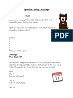 Algorithm Coding Challenges: Challenge 1 What's The Time Mr. Wolf