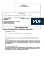 Cuestionario Saberes Previos Prevencion de Infecciones.