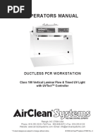 Operators Manual: Ductless PCR Workstation