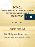 Principles of Agricultural Entrepreneurship & Marketing