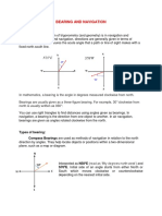 BEARING AND NAVIGATION (Lesson 8)