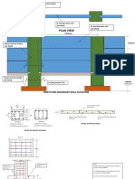 Plan View: North Side Boundary Wall Elevation