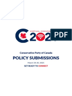 2021 CPC Convention: Policy Submissions