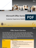 Microsoft Office Starter 2010: Customer Experience Walkthrough