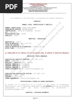 El Presente Documento Cumple Lo Dispuesto en El Artículo 15 Del Decreto Ley 019/12. para Uso Exclusivo de Las Entidades Del Estado