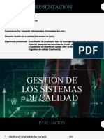 Gestión de Los Sistemas de Calidad