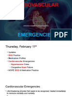 Cardiovascular Emergencies