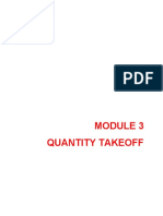 MODULE 3 Qty Takeoff