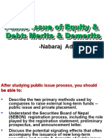 Public Issue of Equity & Debt-Merits & Demerits