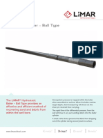 Hydrostatic Bailer - Ball Type