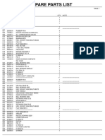 Spare Parts List: Model No. Hm1810