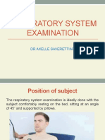 Respiratory System Examination