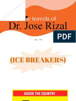 The Travels Of: Dr. Jose Rizal