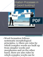 Word Formation Processes