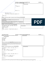 Computer Programming TH - Final-2015