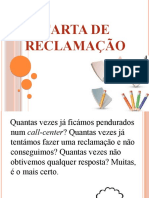 RECURSO PPT #1 - Como Redigir Uma Carta de Reclamação