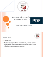 Anatomia Palpatória Com Correlação Clinica