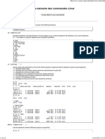 Aide-Mémoire Des Commandes Linux