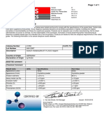 Certificate of Analysis Page 1 of 1