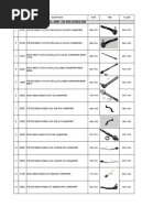 Ball Joint / Tie Rod & Rack End: SR# ID# Discriptions Rate Item P. Code