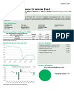 Peso Asia Pacific Property Income Fund - Fund Fact Sheet - October - 2020