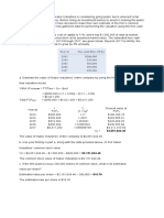 Free Cash Flow Valuation