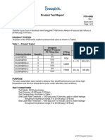 PTR-4068 Thermal Cycle Test of Stainless Steel Swagelok FKB Series Medium-Pressure Ball Valves 20ksi