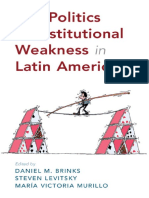 Daniel M. Brinks, Steven Levitsky, María Victoria Murillo - The Politics of Institutional Weakness in Latin America-Cambridge University Press (2020)