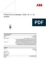 Miniature Circuit Breaker - S200 - 2P - C - 32 Ampere: Product-Details