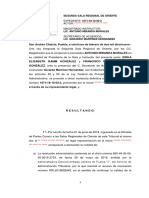 Sentencia Inexistencia Activos, Personal, Infraestructura