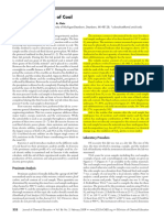 Proximate Analysis of Coal