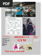 Brooklyn: Exercise Routines Hours Monday To Saturday