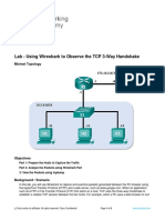 4.5.2.4 Lab - Using Wireshark To Observe The TCP 3-Way Handshake-NAVAL