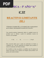 6º TP Reactivo Limitante