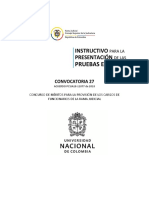 Instructivo Presentacion Pruebas Escritas Convocatoria 27