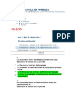 Act 5 Quiz 1 Automatas y Lenguajes Formales Corregido