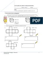 Matemáticas 6ºA Calculemos El Área de Cubos y Paralelógramos