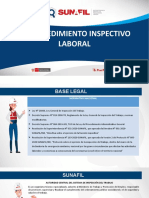 El Procedimiento Inspectivo Laboral