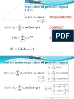 Fourier Series Expansion of Periodic Signal: (With Period of T)