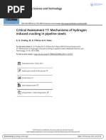 Critical Assessment 17 Mechanisms of Hydrogen Induced Cracking in Pipeline Steels