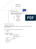 Bending Stress Worked Examples Worked Example 1:: N 1 I I Da 2