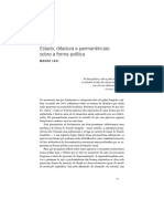 Estado, Ditadura e Permanencias Sobre A Forma Politica - Mauro Luís Iasi