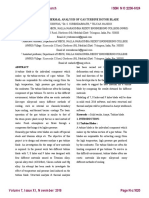 Static and Thermal Analysis of Gas Turbine Rotor Blade