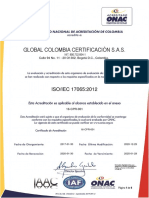 16-CPR-001 - GLOBAL COLOMBIA CERTIFICACIÓN S.A.S. - BOG (Turismo, Agencias, Hotelería, Transporte)