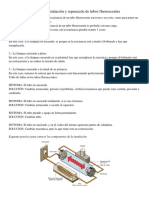 Instructivo Instalación y Reparación de Tubos Fluorescentes